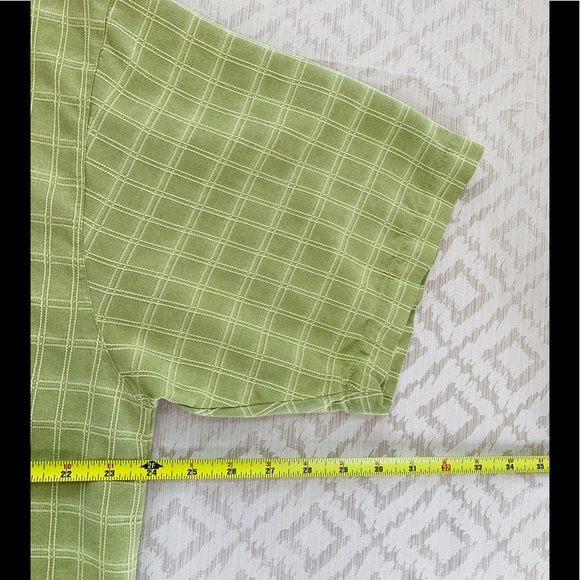 Tommy Bahama Men’s Large Hawaiian Shirt Green - Picture 10 of 12